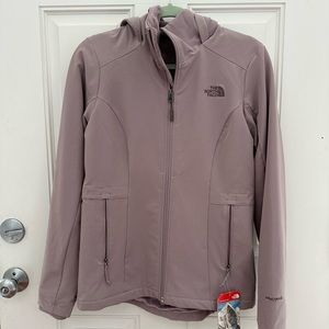The North Face hooded jacket. Size S. Quail Grey. Warm Lining